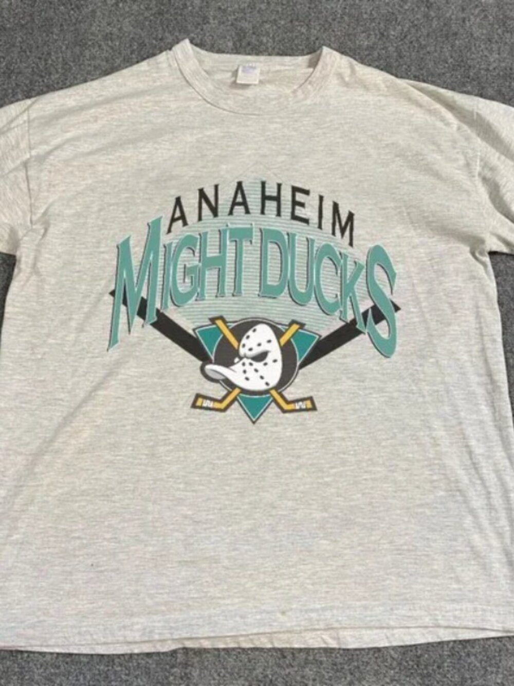 Vintage Anaheim Mighty Ducks Hockey Shirt, NHL Anaheim Mighty Ducks Shirt tee